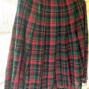 Pendelton Wool Plaid Skirt